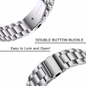 22 mm 20 mm Metalni remen za Samsung Galaxy Watch 42 46 mm Huawei watch GT GT2 46 mm 42 mm od Nehrđajućeg čelika za remen Amazfit GTR 47 mm