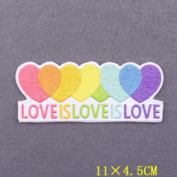 Lgbt Rainbow Krpa Glačalo Na Нашивках Za Odjeću DIY Gay-Pride Krpa Vezeni Нашивки Na Odjeći Нашивки Ikone Na Ruksak
