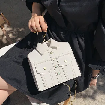 Zabavna jakna u obliku lanca Torba na rame Trendy ženske torbice i torbe Novi oblik Torba preko ramena Ženski dizajn клатч 2021