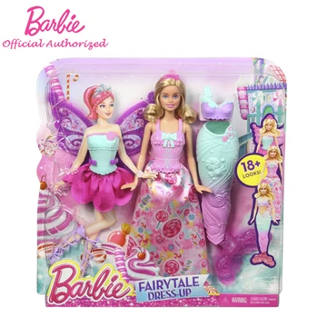 Lutka Barbie Priča Haljina Igračka Sirena Igračke za Djecu Poklon Set za Rođendan Poklon za Djevojke DHC39