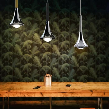 Luksuzne Staklene led Viseće svjetiljke Noćni stropne lampe Soba dekor Restoran Lampa Stolom Visi Svjetiljka Svjetiljka za dnevni boravak