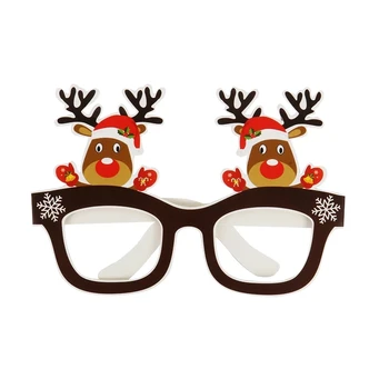 9 kom. Djed Mraz Božićno Drvce Los Proizvodnja Okvira za naočale, Božićne Naočale Foto Rekvizite Božićni ukrasi Novogodišnji poklon Navidad