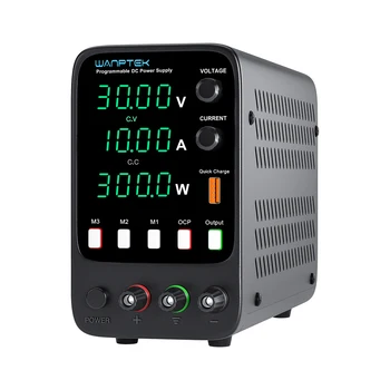 Wanptek Podesivi izvor napajanja dc 30 10A LED Digitalni Laboratorijske štand Napajanje Stabiliziranog Napajanje Prekidač Regulator Napona