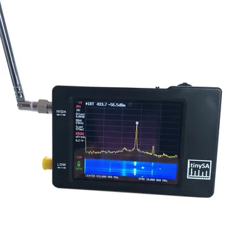 Prijenosni Maleni Analizator spektra TinySA 2,8-inčni Zaslon Osjetljiv na dodir Prijenosni Analizator Frekvencije 0,1 Mhz~ 960 Mhz MF/HF/VHF UHF Ulaz