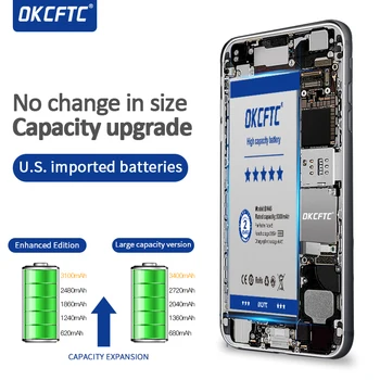 Baterija OKCFTC Power 3 6300mAh za baterije Ulefone Power 3 3S