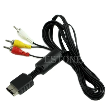H7JA Vrući Video AV Kabel Kabel Kabel do 3 RCA za Sony PS, PS2, PS3