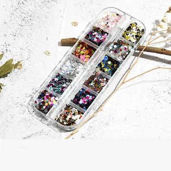 Novi Set Ukrasa za nokte 3d Japanski Metalnih Legura Diamond Biseri Cyber folije DIY Pribor za nokte Komad Bakrene Žice Mješoviti Dekor