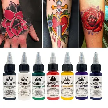 30 ml Prirodnog Biljke Hannah Tinta za Tetoviranje Pigment Za obrve Olovka za oči Za Usne Body art Boja make-up neotrovne Pribor za tetoviranje