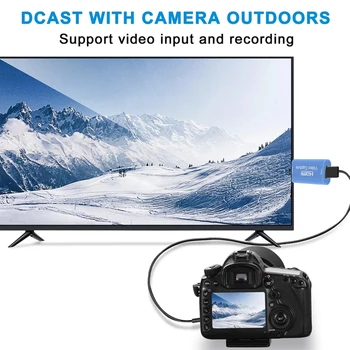 4K video capture Kartica USB2.0 HDMI-kompatibilnu Видеозахват Kutija za Pisanje za PS4 Igre DVD Kamera video Zapis sa Kamere uživo