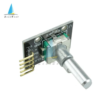 5 kom./lot Modul Rukavca Enkoder KY-040 s Poklopcem Okretni gumb Potenciometra 15x16,5 mm za Arduino