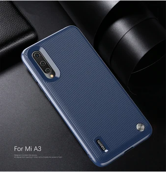 Torbica Xiaomi Mi A3 (cc9e) boja je plava (plava), serija скосов, torbica
