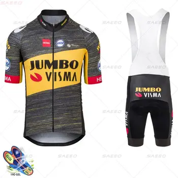 JUMBO VISMA 2021 Reprezentacija Španjolske Biciklizam Dres 19D Biciklističke gaćice Odijelo Ropa Ciclismo Muške Ljetne Biciklističke Mayo Hlače Odjeća MTB Odijevanje