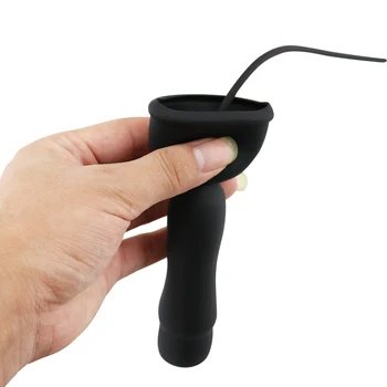 Proširivači uretre Vibrator Silikonska Stražnji Analni Čep je Muški Penis Duži Trening Trenera Stimulans Glave Seks-Igračke Za muškarce