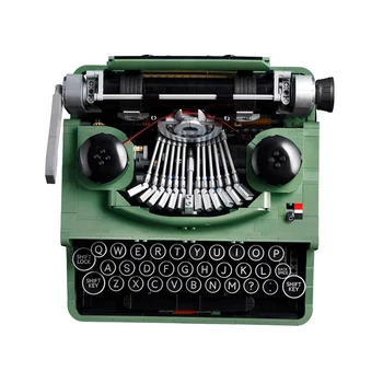 Novi 21327 Kreativno pisaći stroj 2000+KOM Tipkovnica Klasicni za pisaće strojeve i Gradivni Blokovi, Komplet igračaka Tvorac Građevinskih Blokova Poklon za rođendan