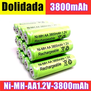 AA + AAA baterija baterija baterija baterija Baterija AA 1,2 3800 mah / 1.2 U AAA 3000 mah Baterija Svjetiljku Igračke Sat MP3 Player Zamijeniti Ni-Mh Baterija