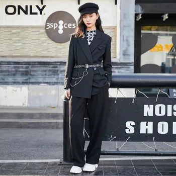 Samo ljetna nova moda prigradskim stil crna udoban široki svakodnevne duge hlače za žene | 120414036