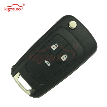 Kigoauto Cruze flip daljinski ključ 3 tipke 433 Mhz za ključ automobila Chevrolet sa čipom ID46 2010 2011 2012 2013