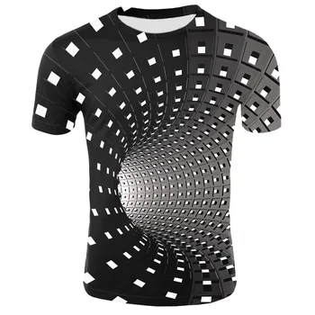 Muška majica s 3d ispis Lažni odijelo, Kravata je t-shirt kratki rukav Majice Trg muška Majica za косплея Majica Ulica odjeća Plus size 4XL