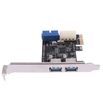 PCI express i USB 3.0 2 porta prednja ploča s adapterom kartice upravljanje 4-pinski i 20-pinski 1 kom.