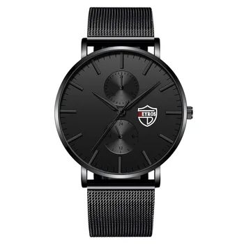 2021 nove jednostavan i moderan muški sat od nehrđajućeg čelika s сетчатым zone kvarcni sat deyros marke satova poslovne sat Moda