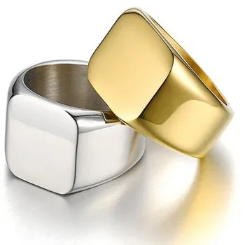 Prsten Milangirl za muškarce u байкерском stilu Širina Pečatni Trg Prsten na prst za Modne marke Nakit na rođendan