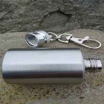 Prijenosni Mini 8,3 cm 2 unce фляжка od nehrđajućeg čelika Vinski lonac Mali cijele utrke džep dimnjak бутыль s брелком