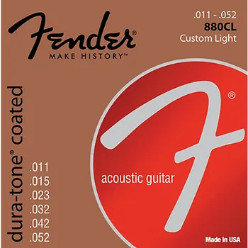 Žice za akustičnu gitaru s premazom Fender 80/20, 880XL 880CL 880L 880 M