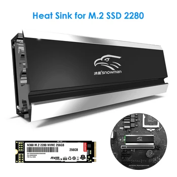 2021 M. 2 SSD Hladnjak hladnjaka 2280 Statički Radijator tvrdog Diska M2 NGFF PCI-E NVME Aluminijski dvostrani Hlađenja Термопад