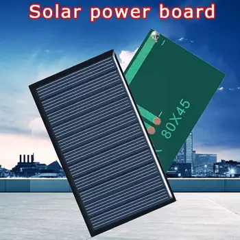 Ploča za solarne Energije 80*45 mm Solarna Epoksidna Ploča Vodootporna Панельная Baterija Vanjska Mobilni Punjač Solarni Punjač B2g6